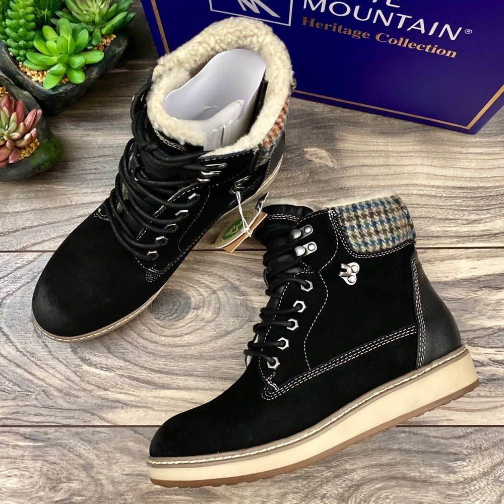 NIB White Mountain Theo Faux Shearling Lined Boot - Picture 1 of 14